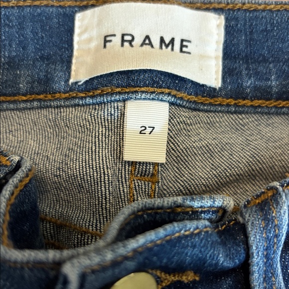 FRAME | denim blue jeans le high skinny 27 - Picture 4 of 6